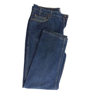 VTG Levi Strauss Signature 540 Relaxed Fit Jean 42x30 Cotton Blue Orange Tab 90s